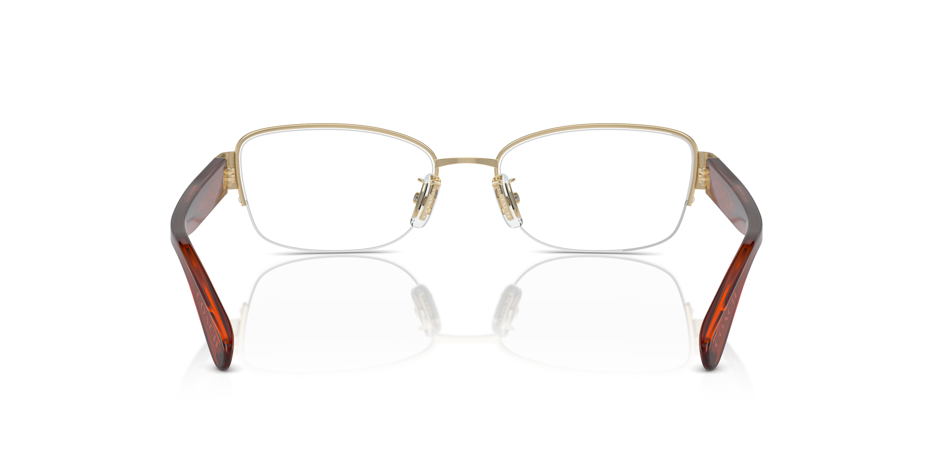Coach HC5168 Rectangle Eyeglasses - Shiny Light Gold