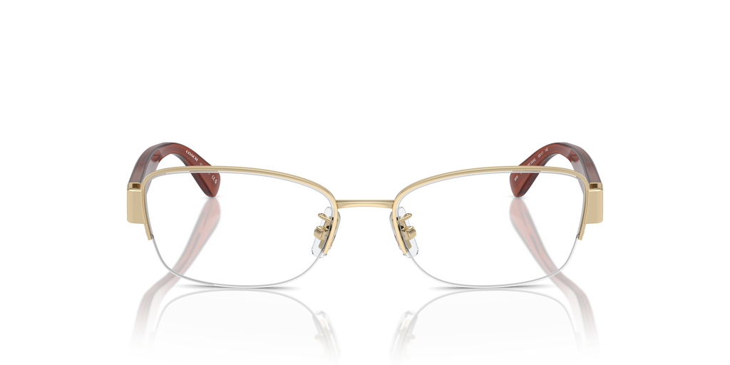 Coach HC5168 Rectangle Eyeglasses - Shiny Rose Gold