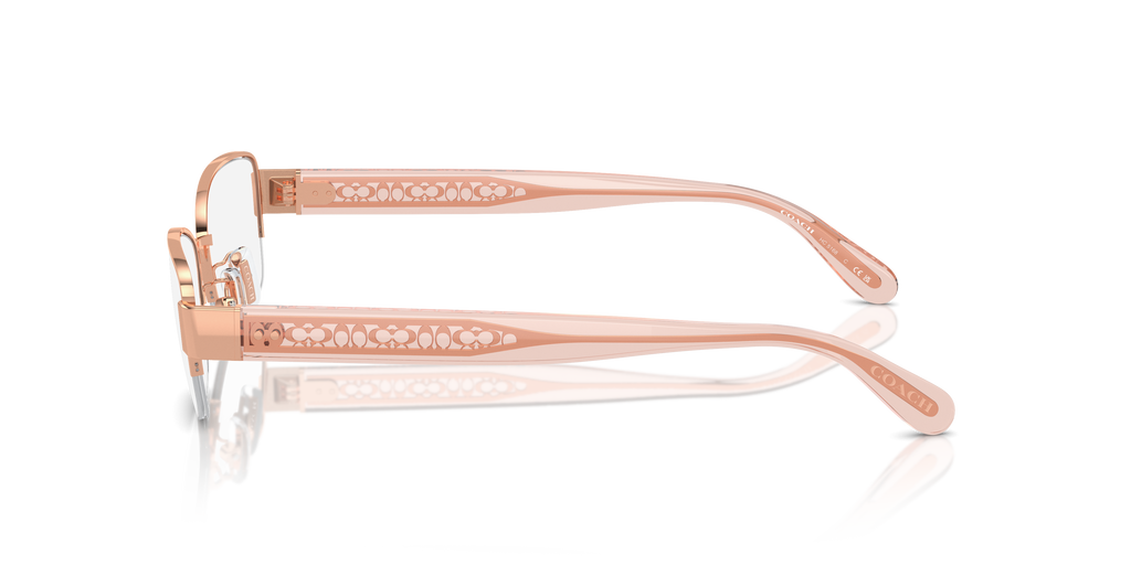 Coach HC5168 Rectangle Eyeglasses - Shiny Light Gold