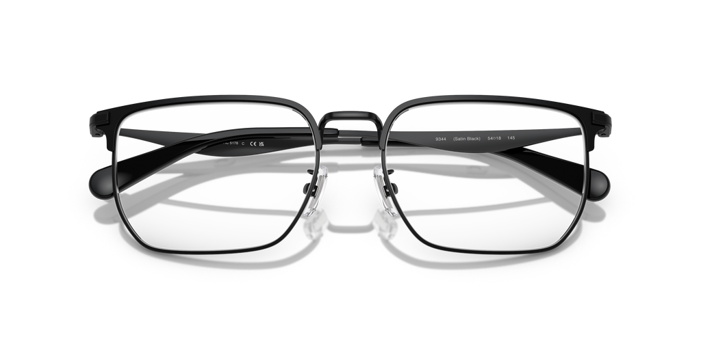 Coach HC5178 Geometric Eyeglasses - Satin Black