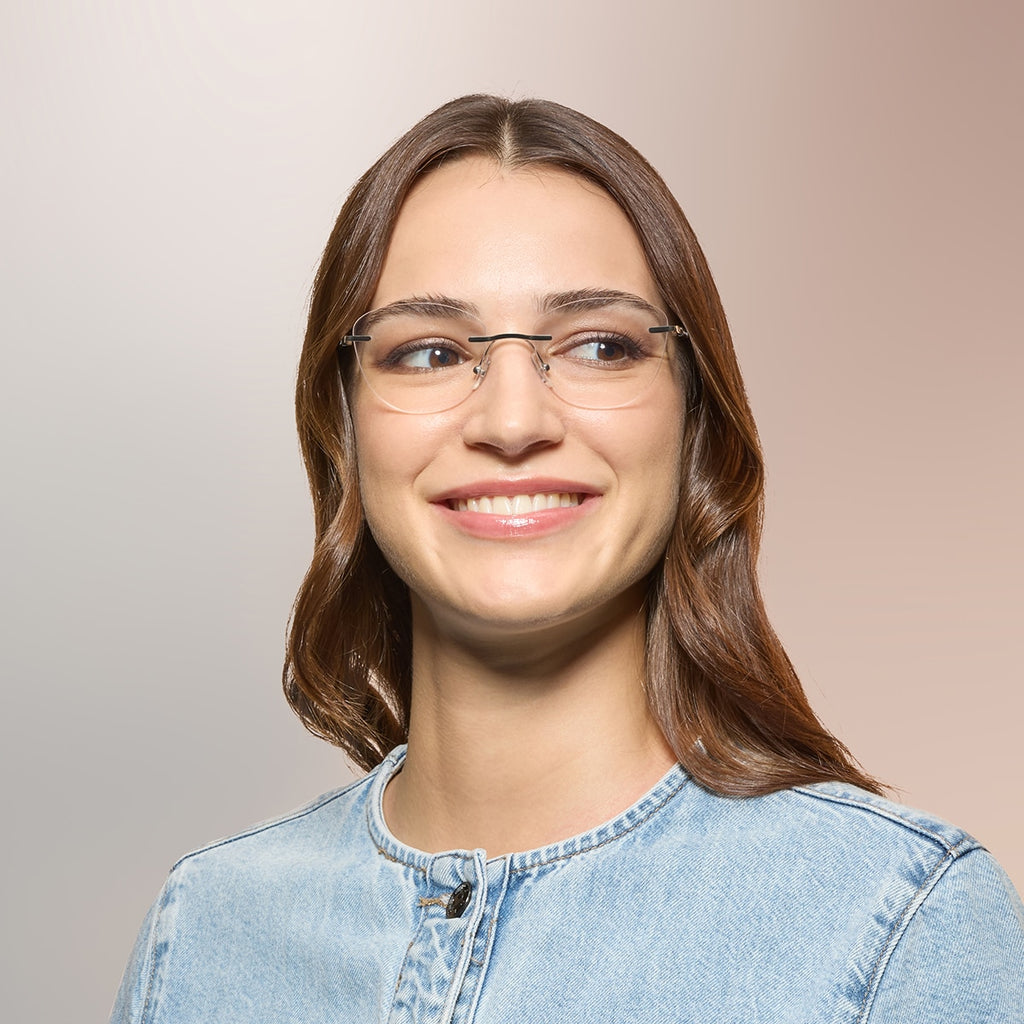 Coach HC5185 Cat Eye Eyeglasses - Shiny Silver