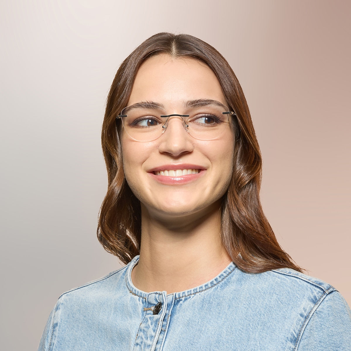 Coach HC5185 Cat Eye Eyeglasses - Shiny Silver