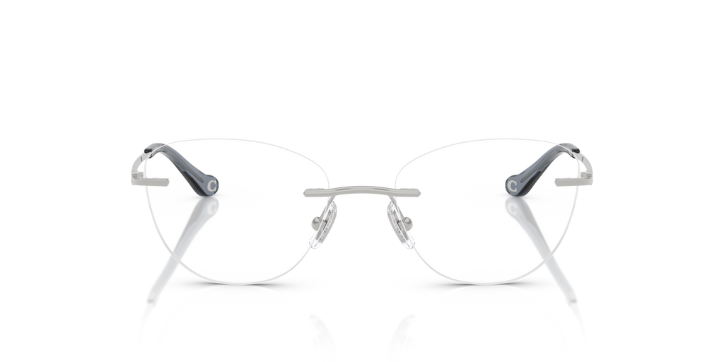 Coach HC5185 Cat Eye Eyeglasses - Shiny Silver