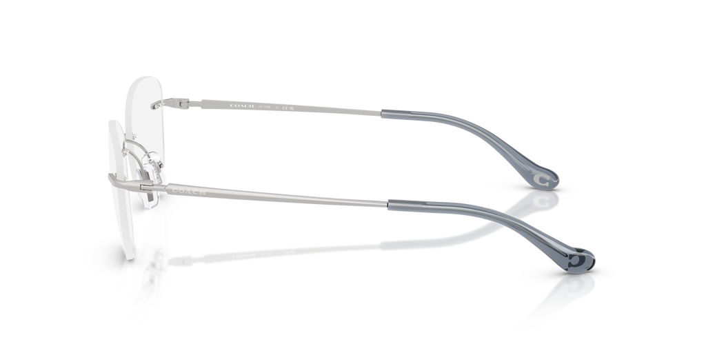 Coach HC5185 Cat Eye Eyeglasses - Shiny Silver