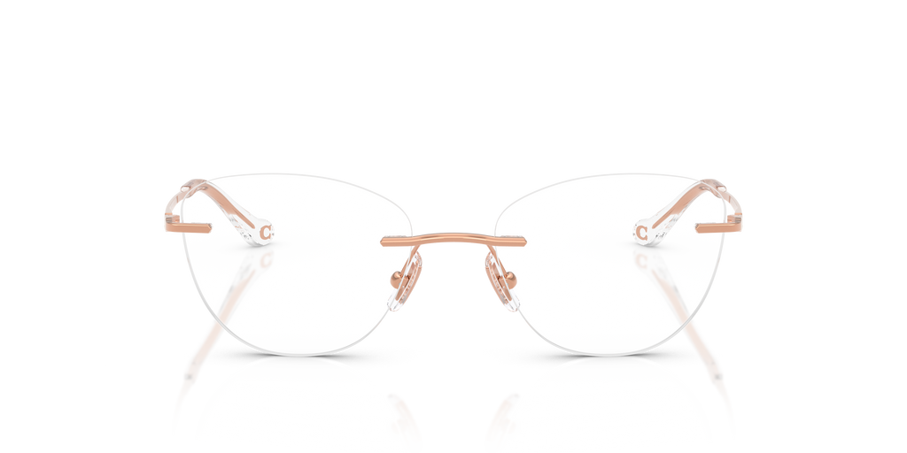 Coach HC5185 Cat Eye Eyeglasses - Shiny Silver