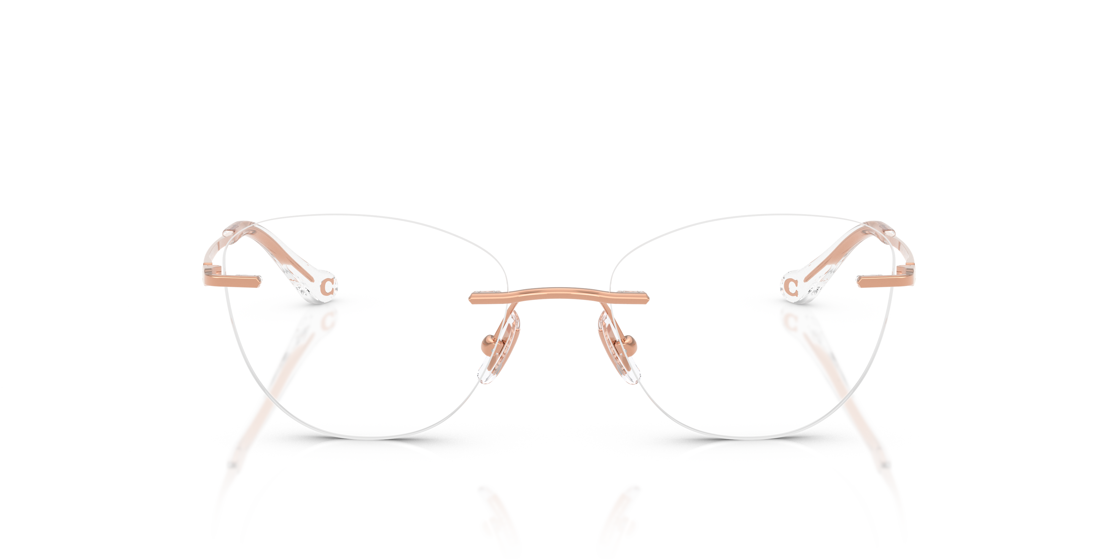 Coach HC5185 Cat Eye Eyeglasses - Shiny Silver