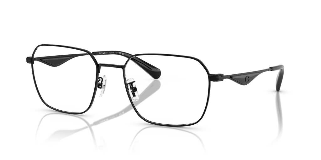 Coach HC5186 Geometric Eyeglasses - Satin Black