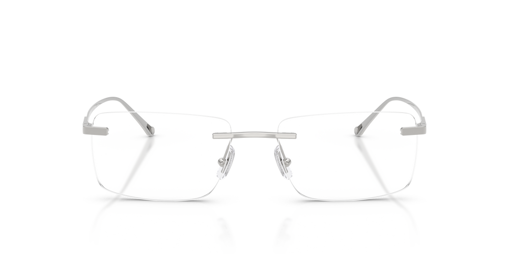 Coach HC5196TD Rectangle Eyeglasses - Shiny Silver