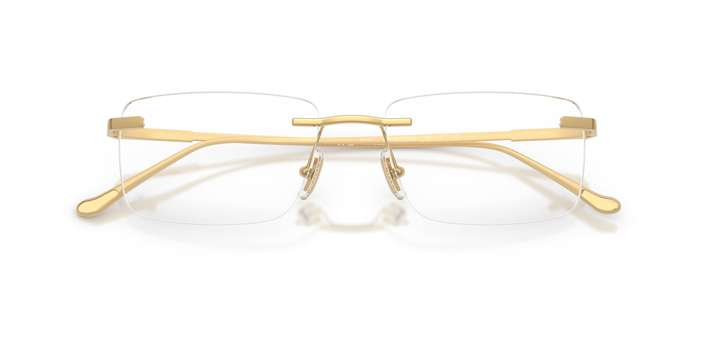 Coach HC5196TD Rectangle Eyeglasses - Shiny Gold