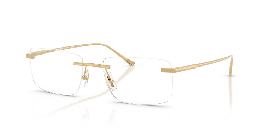 Coach HC5196TD Rectangle Eyeglasses - Shiny Gold