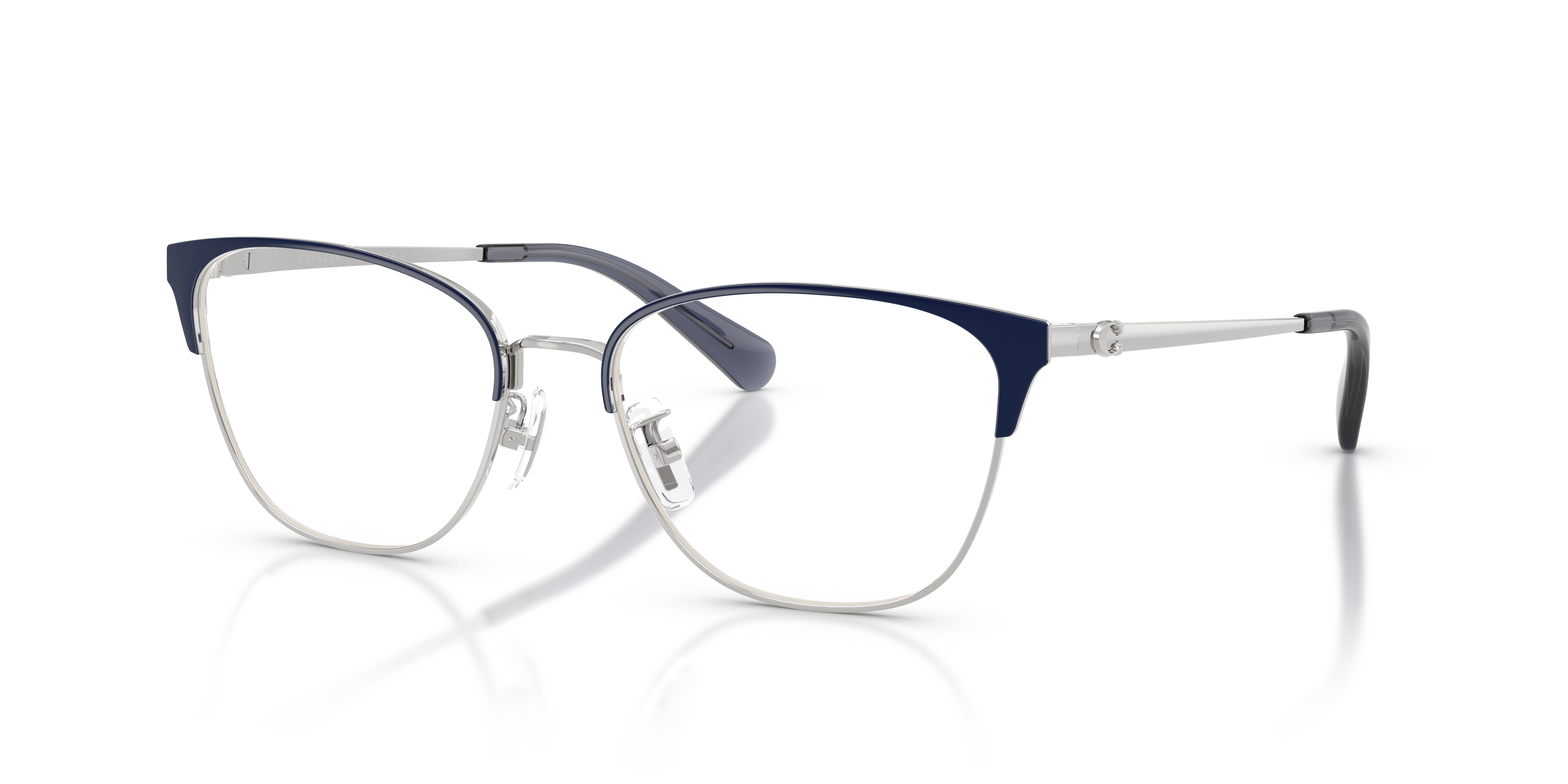 Coach HC5202 Cat Eye Eyeglasses - Silver Blue