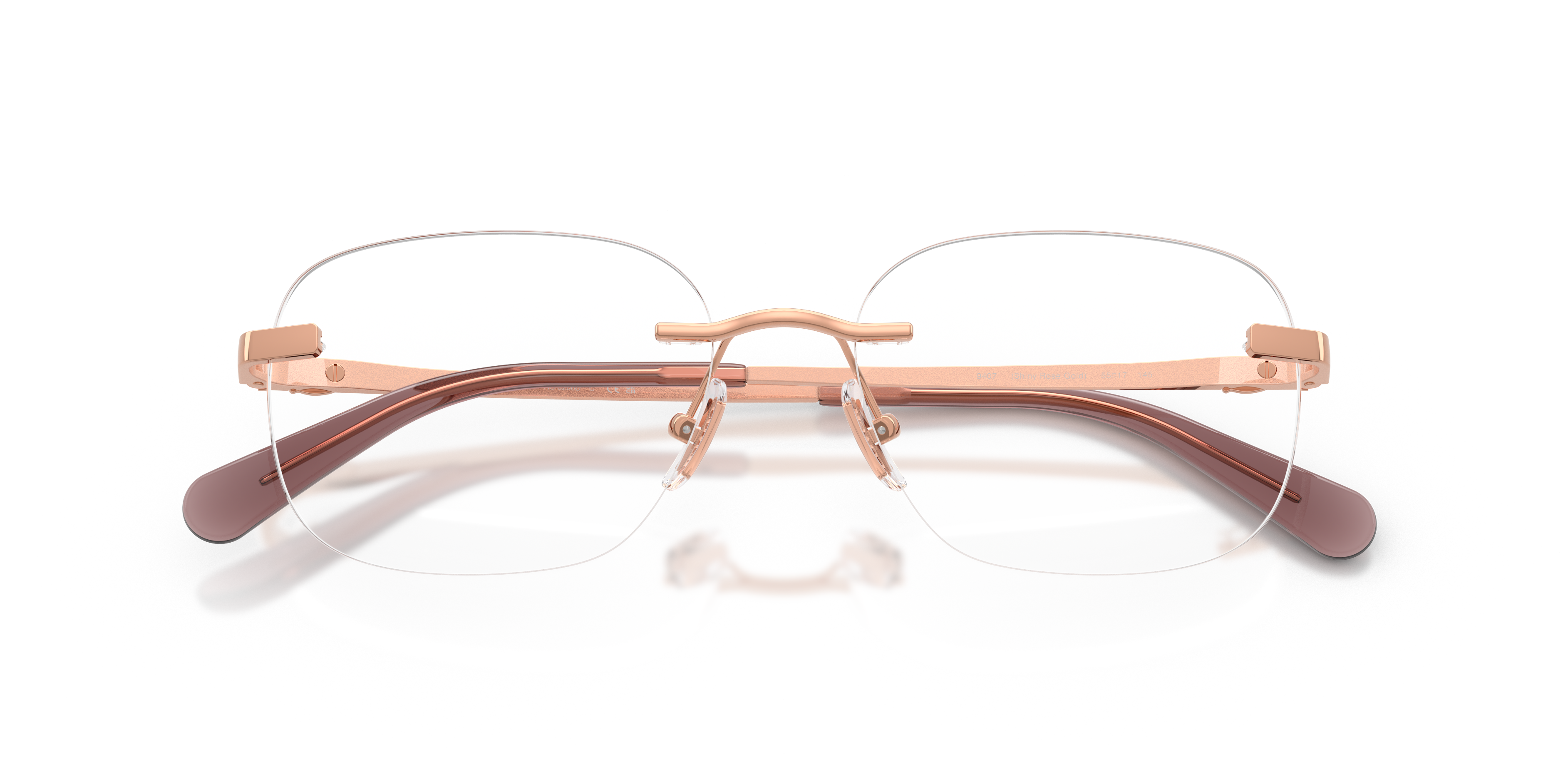 Coach HC5206D Geometric Eyeglasses - Shiny Rose Gold