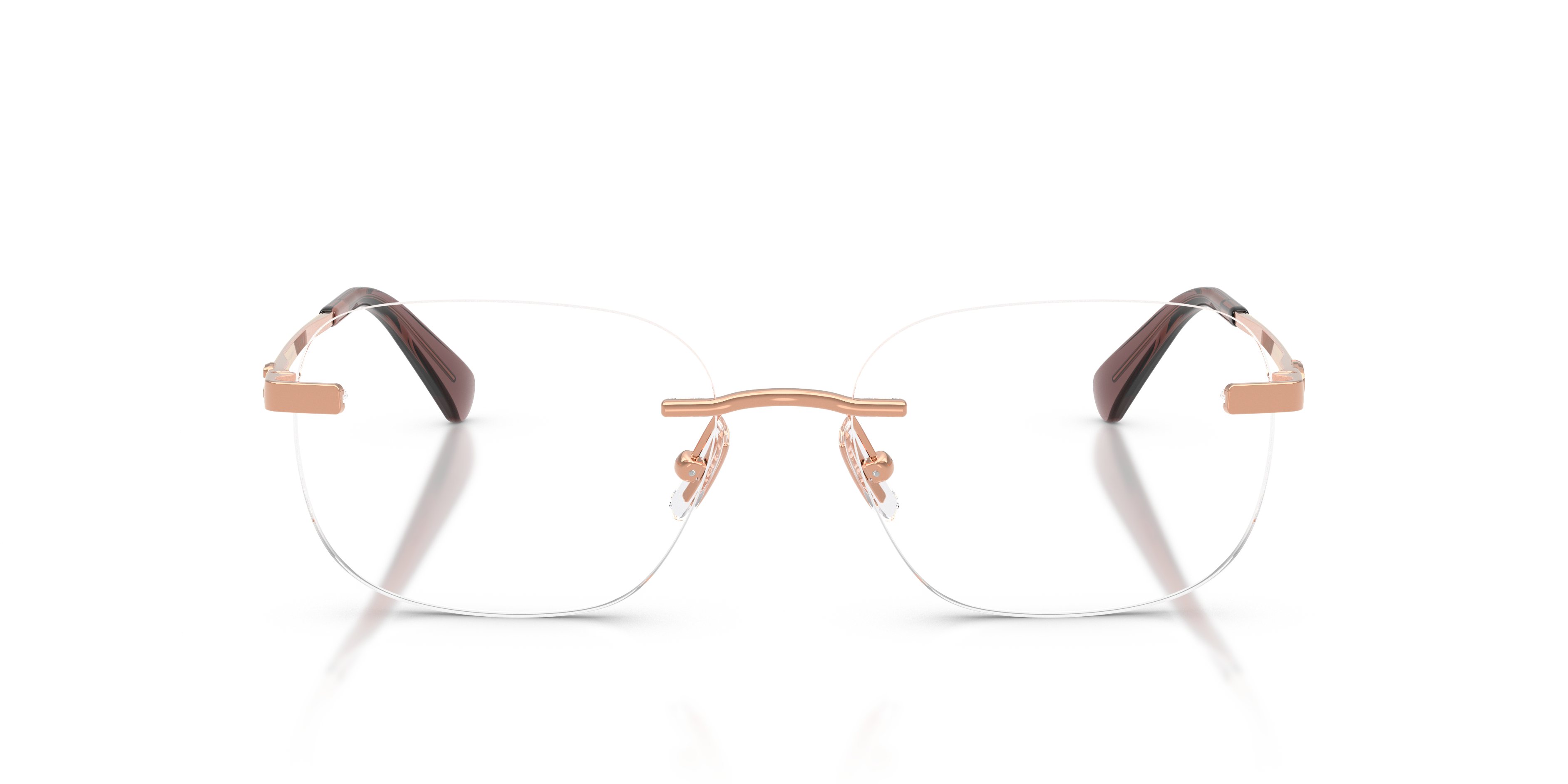 Coach HC5206D Geometric Eyeglasses - Shiny Rose Gold