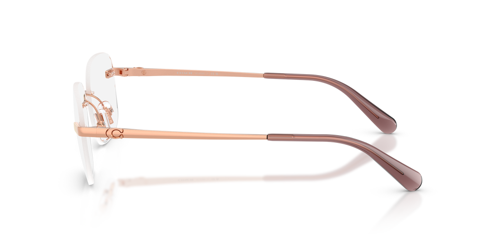 Coach HC5206D Geometric Eyeglasses - Shiny Rose Gold