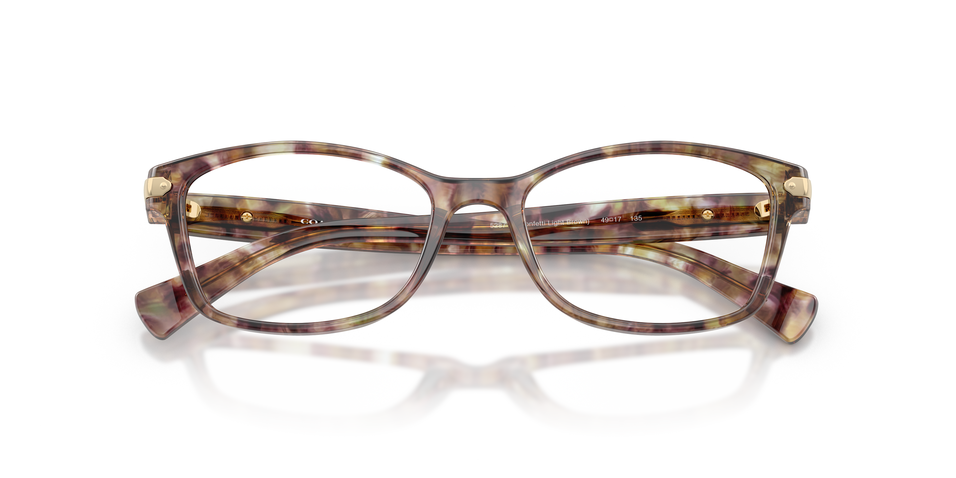 Coach HC6065 Rectangle Eyeglasses - Dark Tortoise