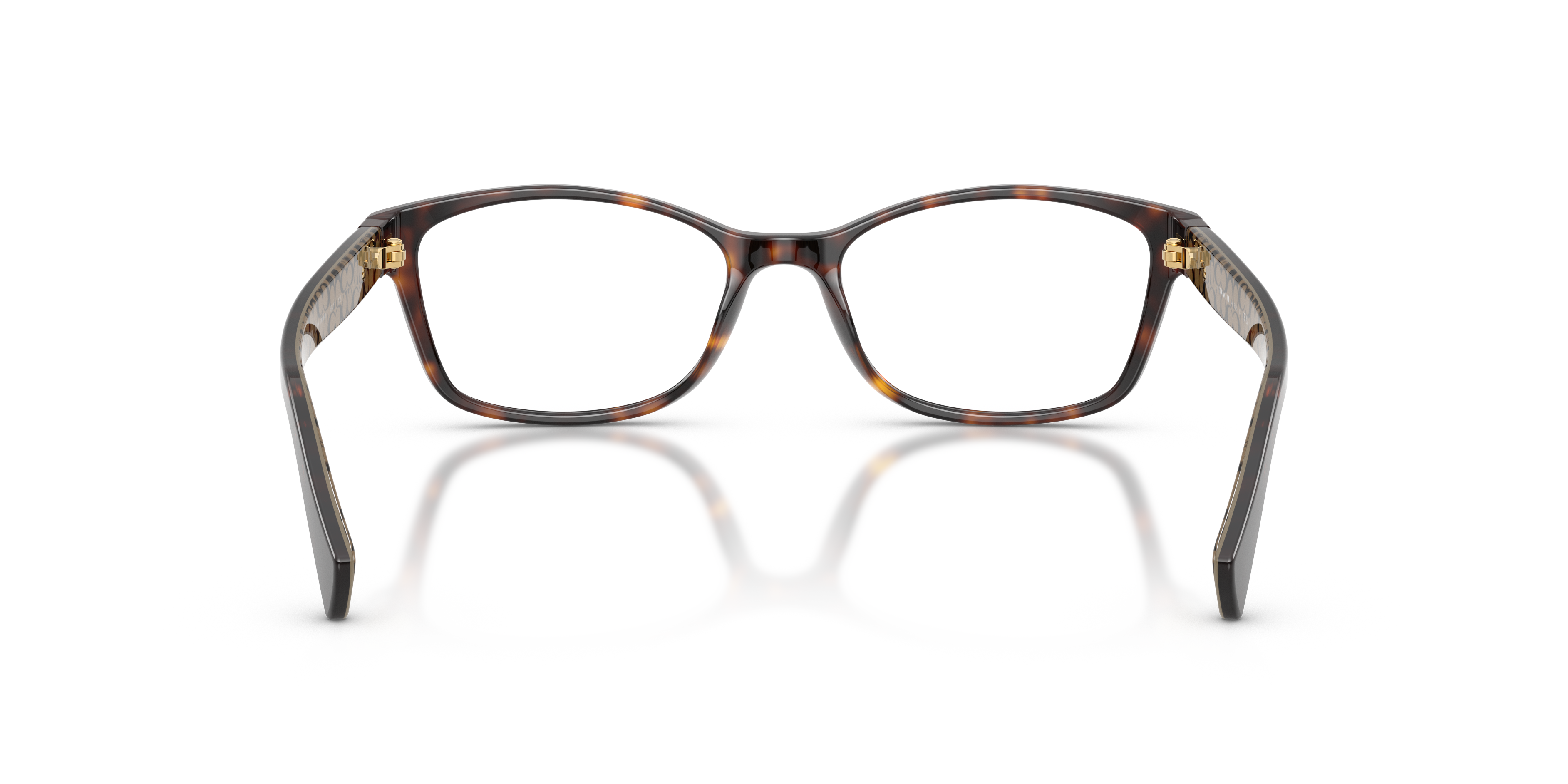 Coach HC6065 Rectangle Eyeglasses - Purple Confetti Tortoise