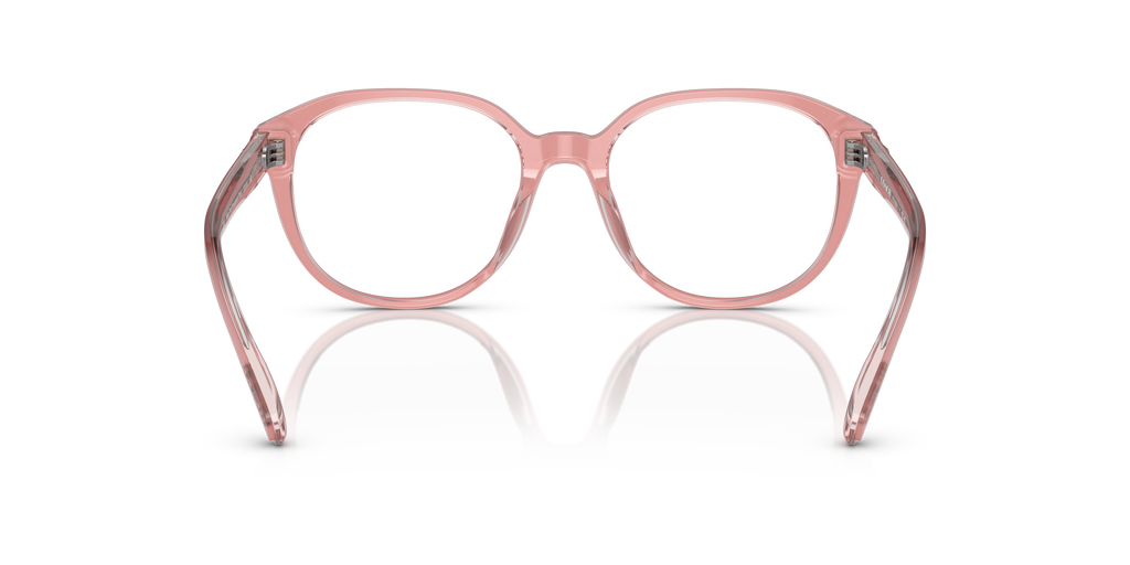 Coach HC6209U Round Eyeglasses - Milky Pink Transparent Pink