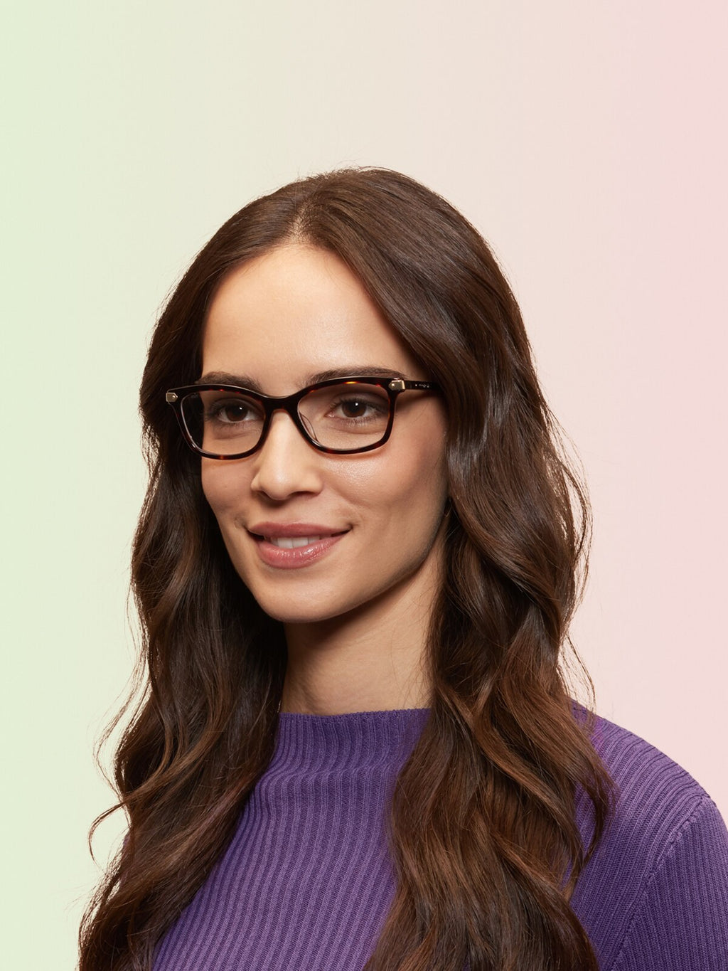 Coach HC6219U Rectangle Eyeglasses - Rose Pearl Tortoise