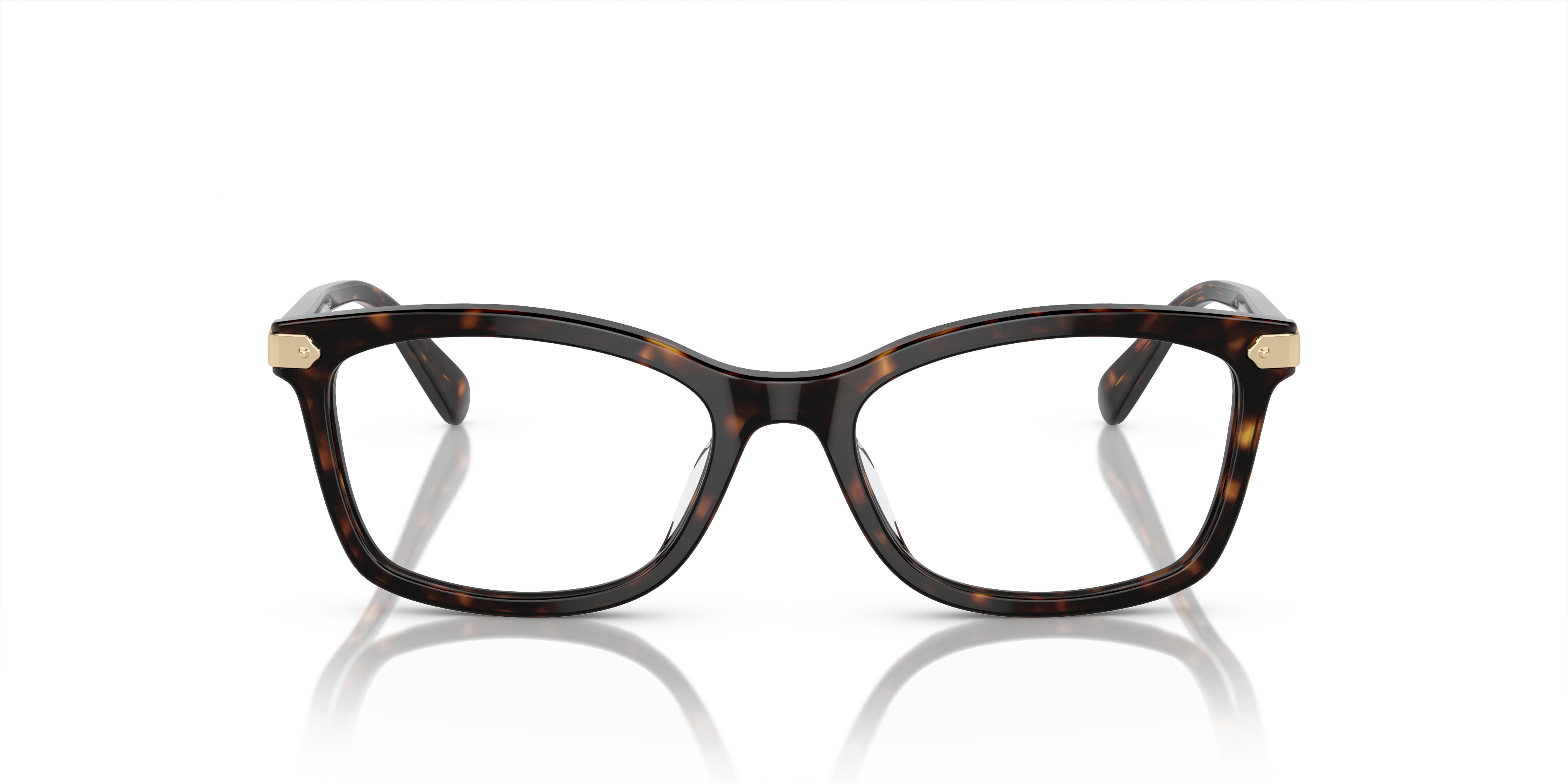 Coach HC6219U Rectangle Eyeglasses - Dark Tortoise