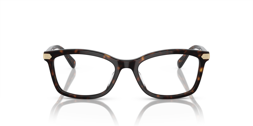 Coach HC6219U Rectangle Eyeglasses - Seaglass Tortoise
