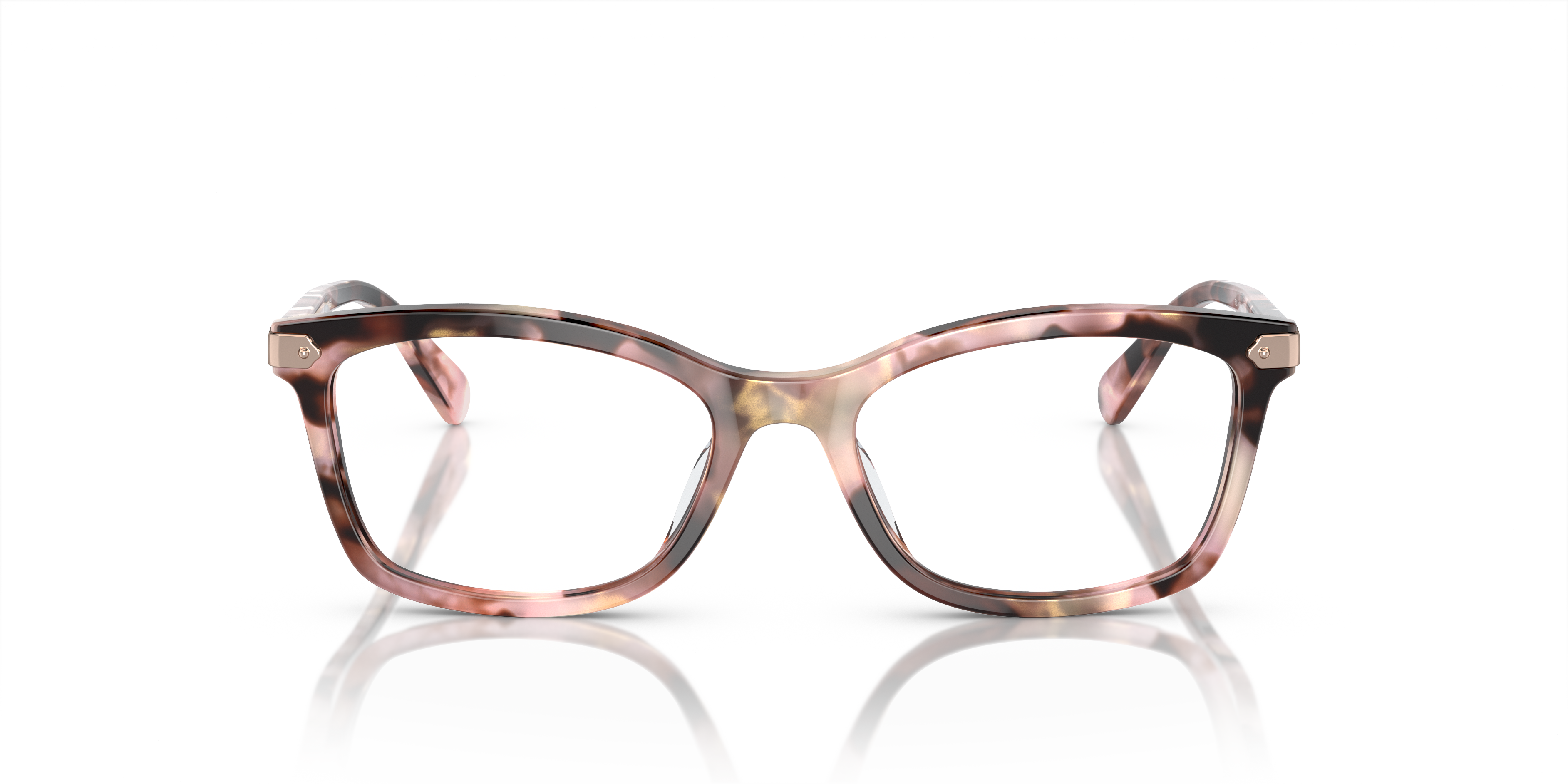 Coach HC6219U Rectangle Eyeglasses - Seaglass Tortoise