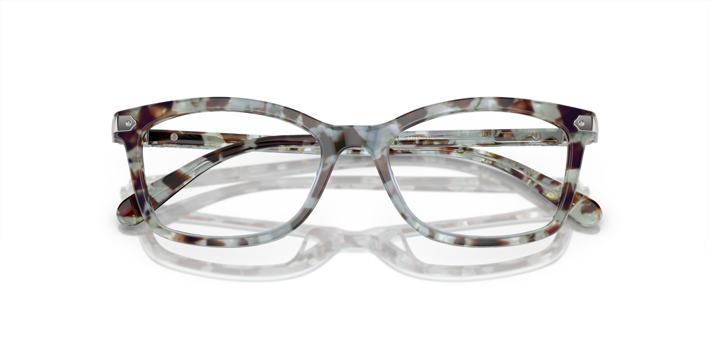 Coach HC6219U Rectangle Eyeglasses - Seaglass Tortoise