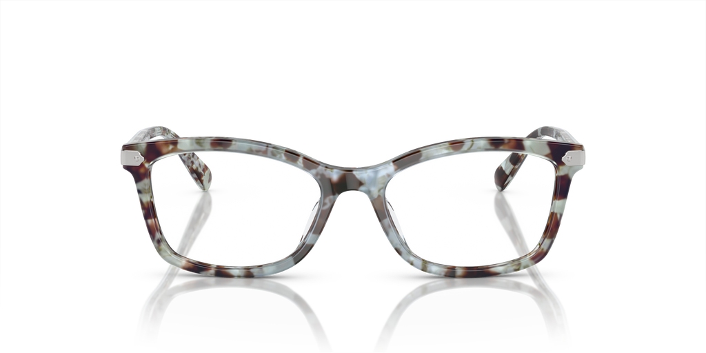 Coach HC6219U Rectangle Eyeglasses - Rose Pearl Tortoise