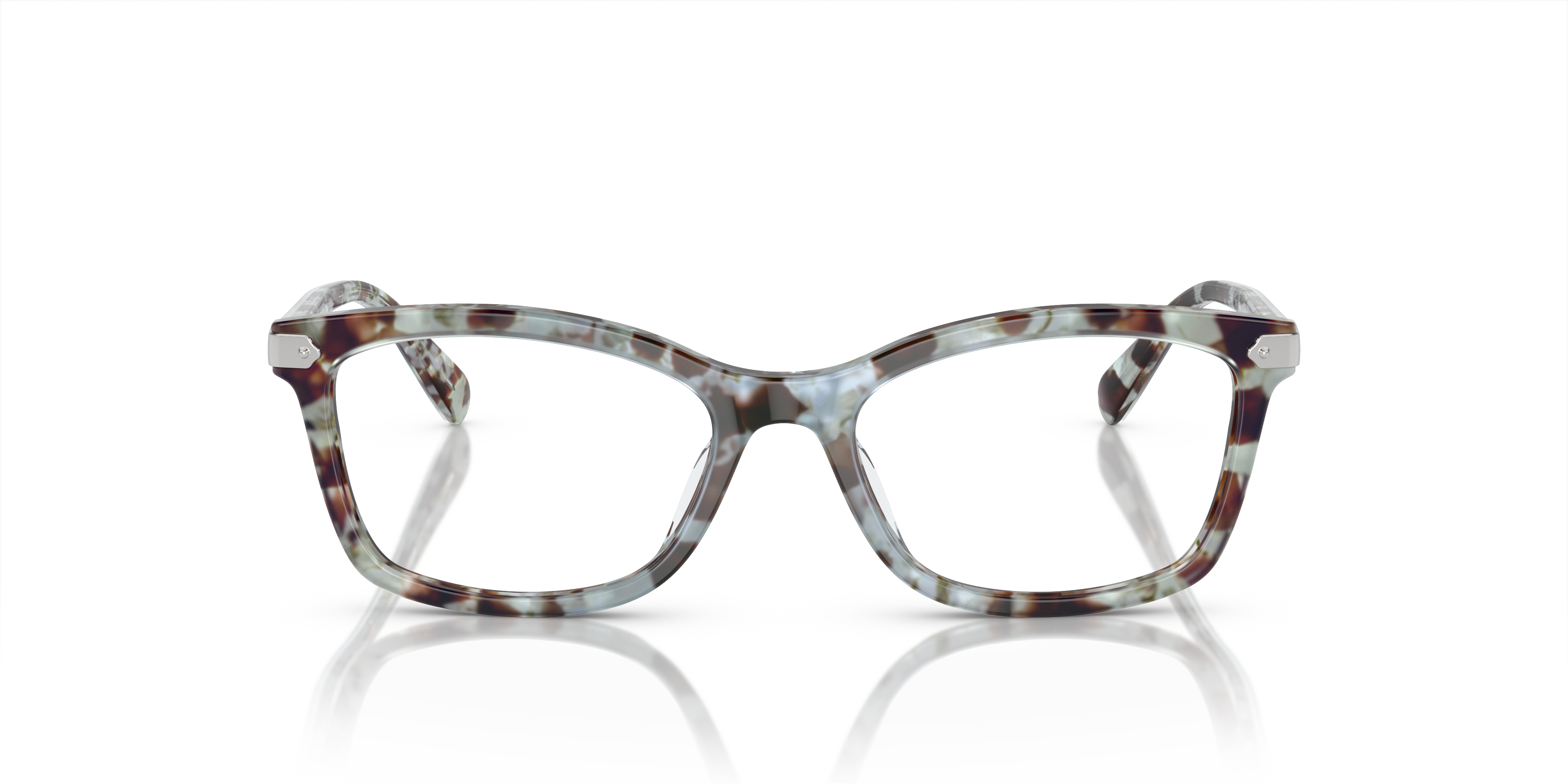 Coach HC6219U Rectangle Eyeglasses - Seaglass Tortoise