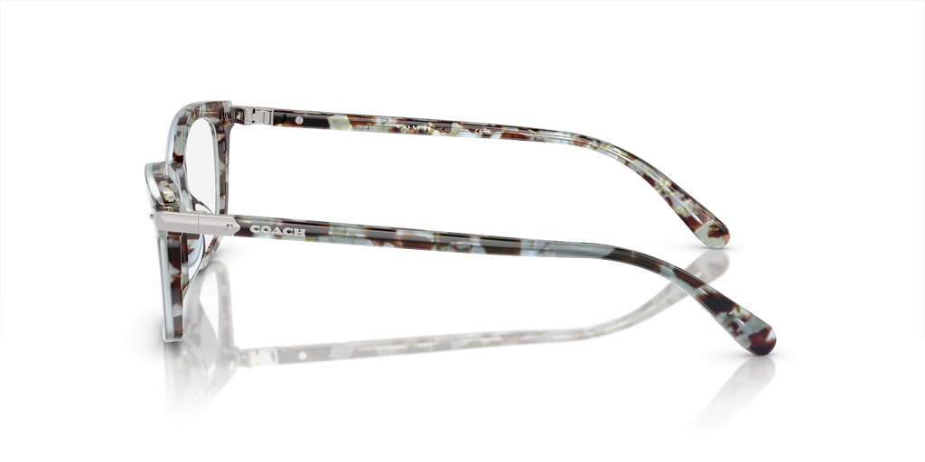 Coach HC6219U Rectangle Eyeglasses - Seaglass Tortoise