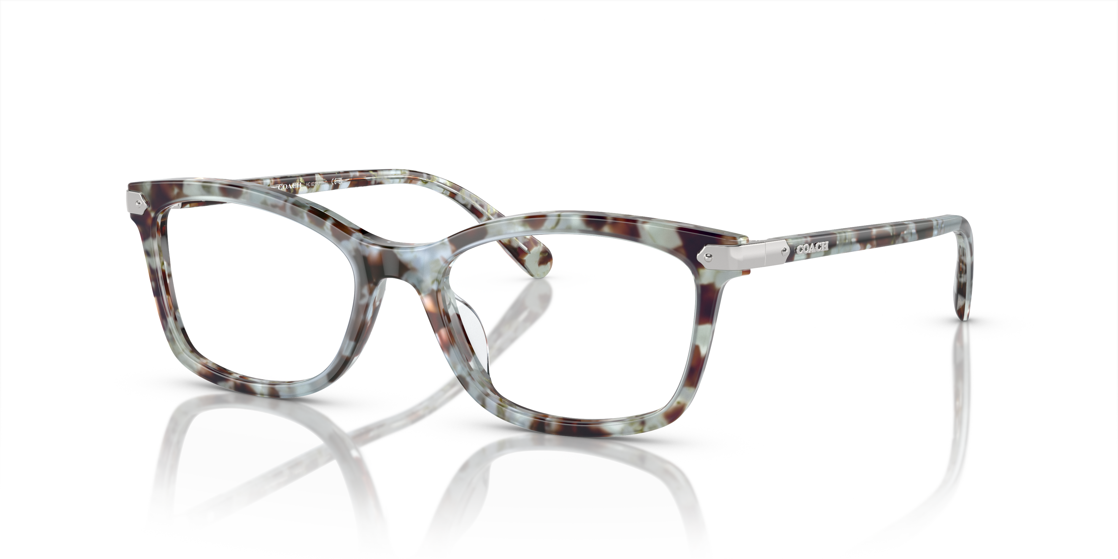 Coach HC6219U Rectangle Eyeglasses - Dark Tortoise