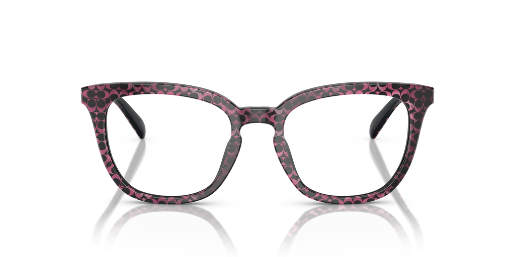 Coach HC6222U Square Eyeglasses - Transparent Blue
