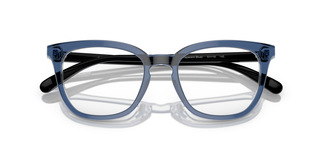 Coach HC6222U Square Eyeglasses - Transparent Blue