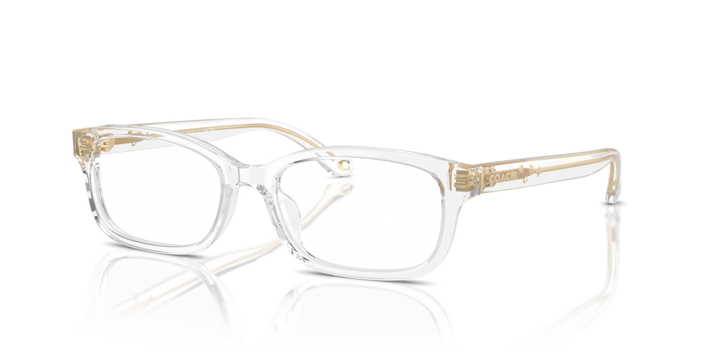 Coach HC6233U Rectangle Eyeglasses - Transparent Clear
