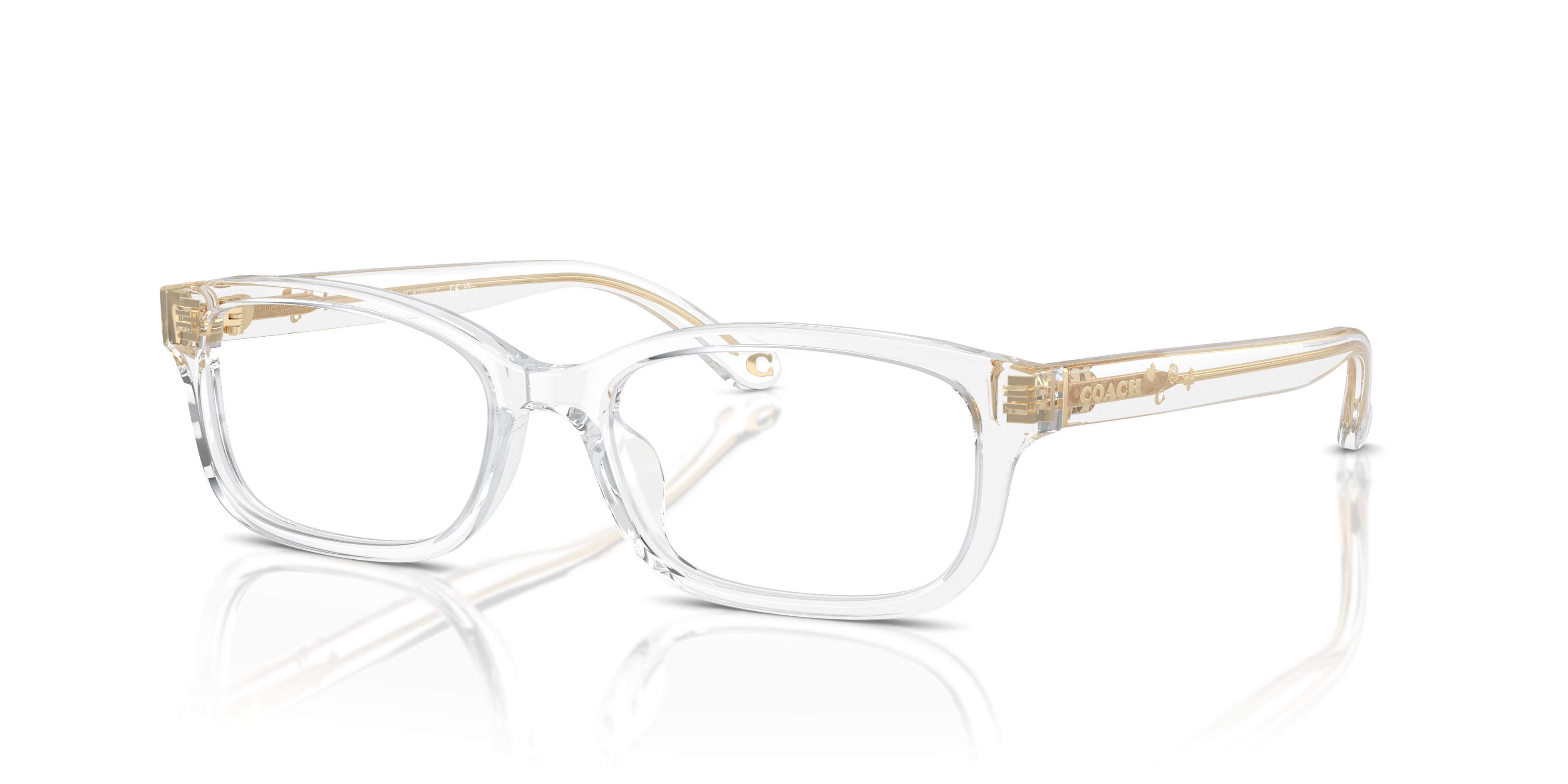 Coach HC6233U Rectangle Eyeglasses - Black