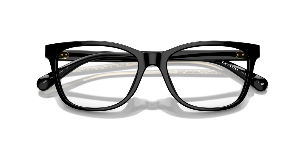 Coach HC6235U Square Eyeglasses - Transparent Amethyst