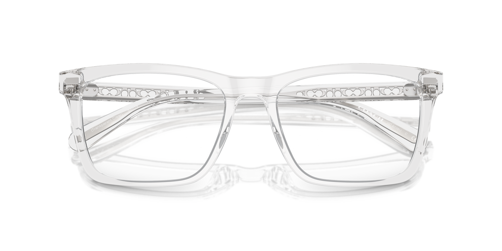 Coach HC6238U Square Eyeglasses - Transparent Clear