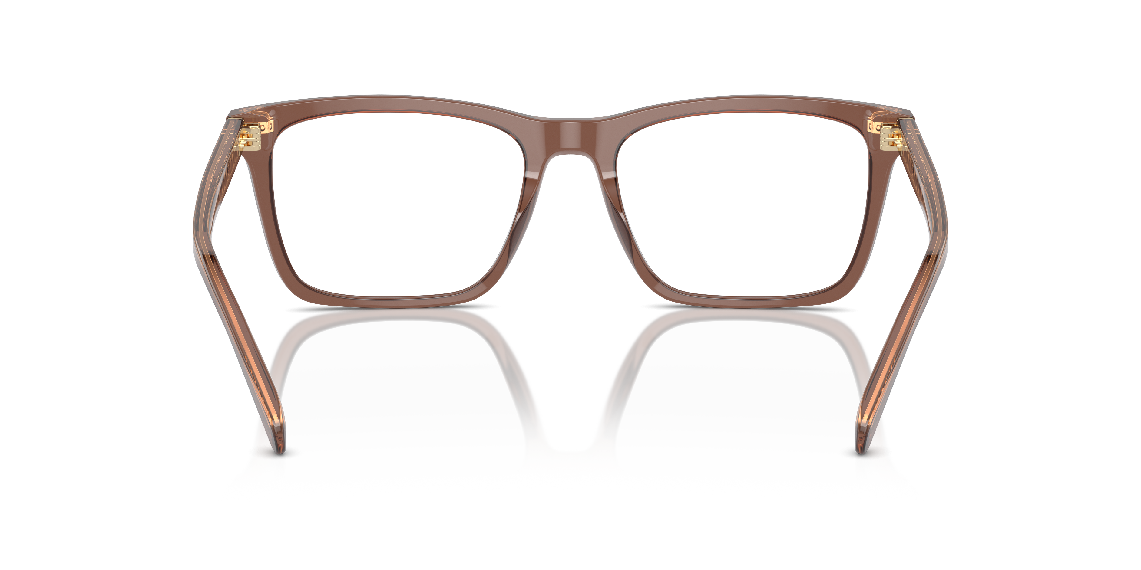 Coach HC6238U Square Eyeglasses - Transparent Pecan