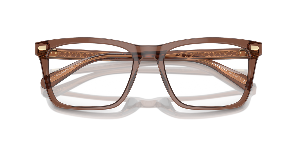 Coach HC6238U Square Eyeglasses - Transparent Clear