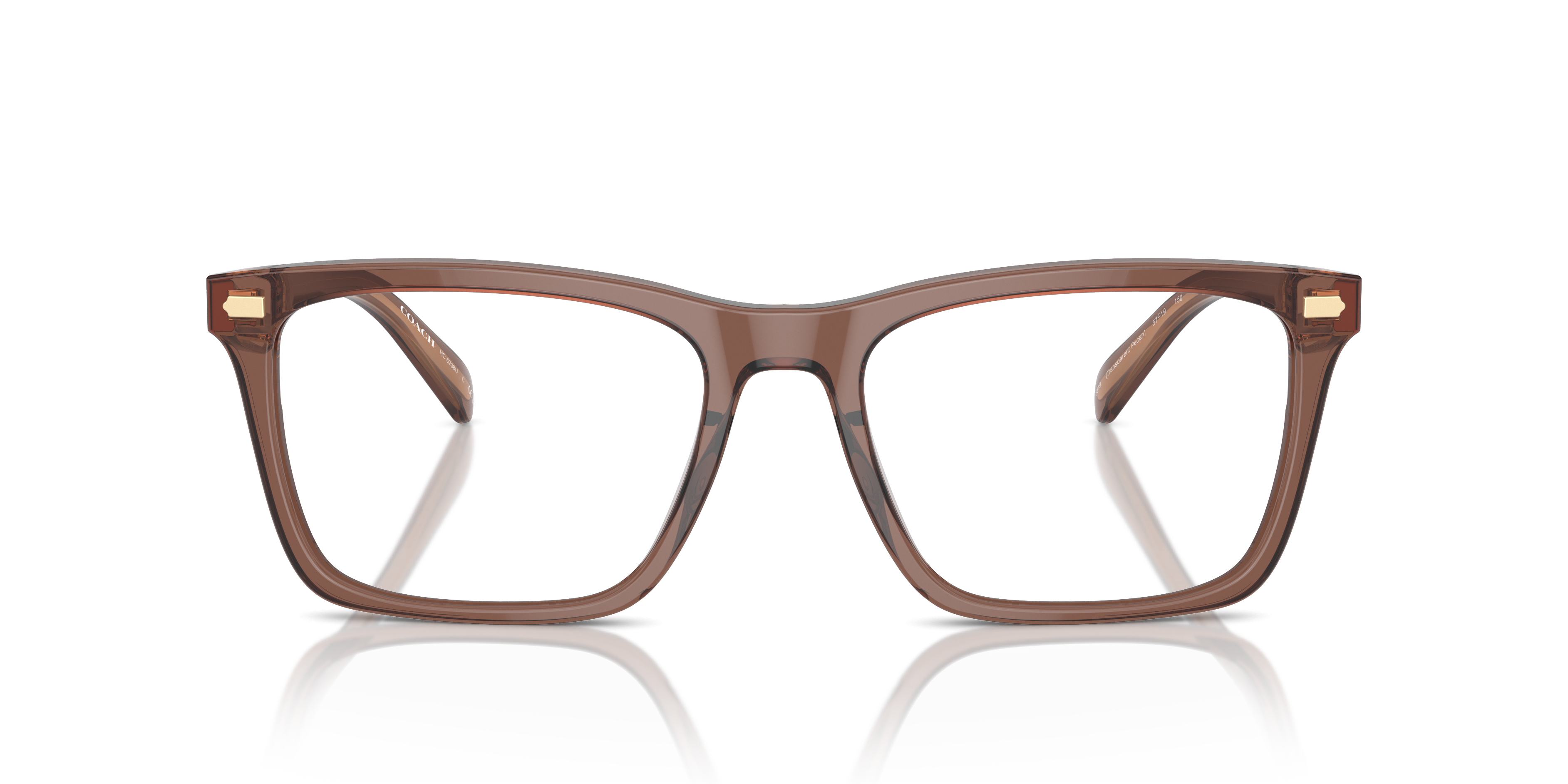 Coach HC6238U Square Eyeglasses - Transparent Clear