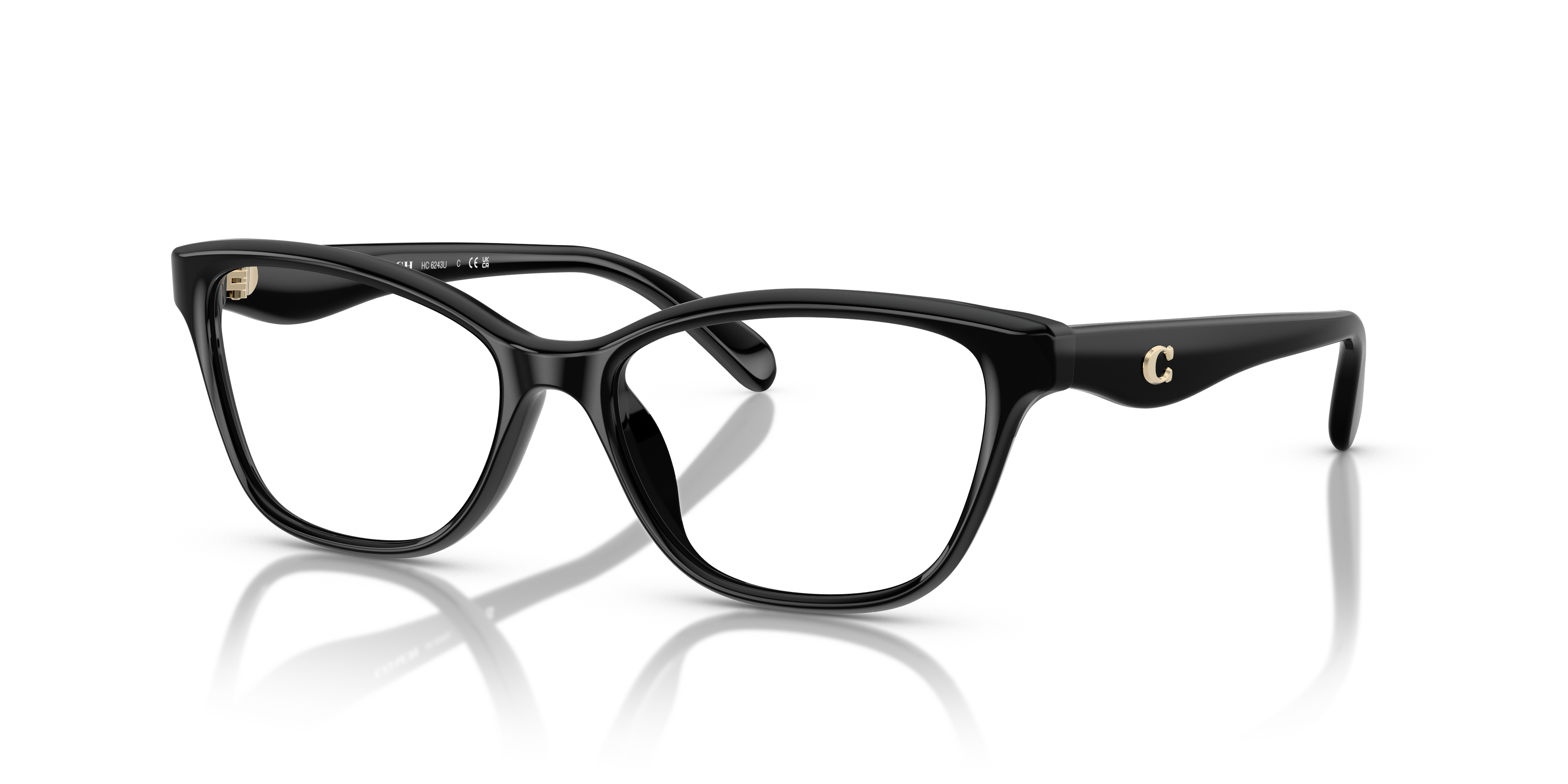 Coach HC6243U Pillow Eyeglasses - Transparent Burgundy