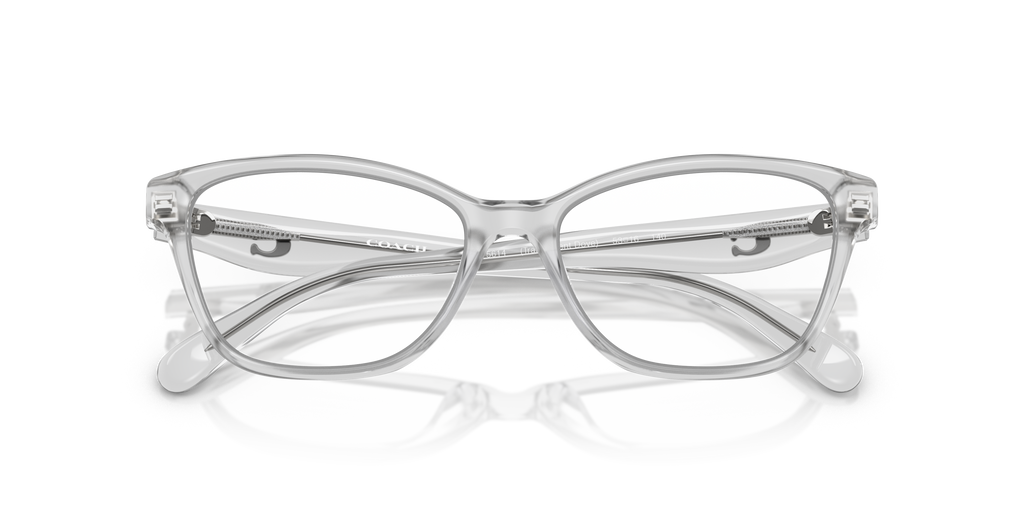 Coach HC6243U Pillow Eyeglasses - Transparent Burgundy