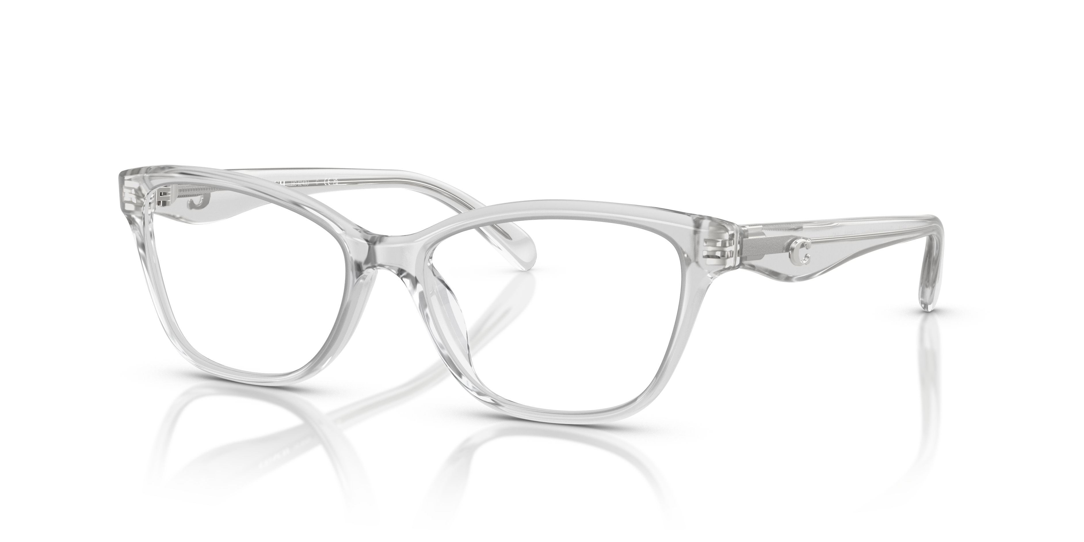 Coach HC6243U Pillow Eyeglasses - Transparent Burgundy