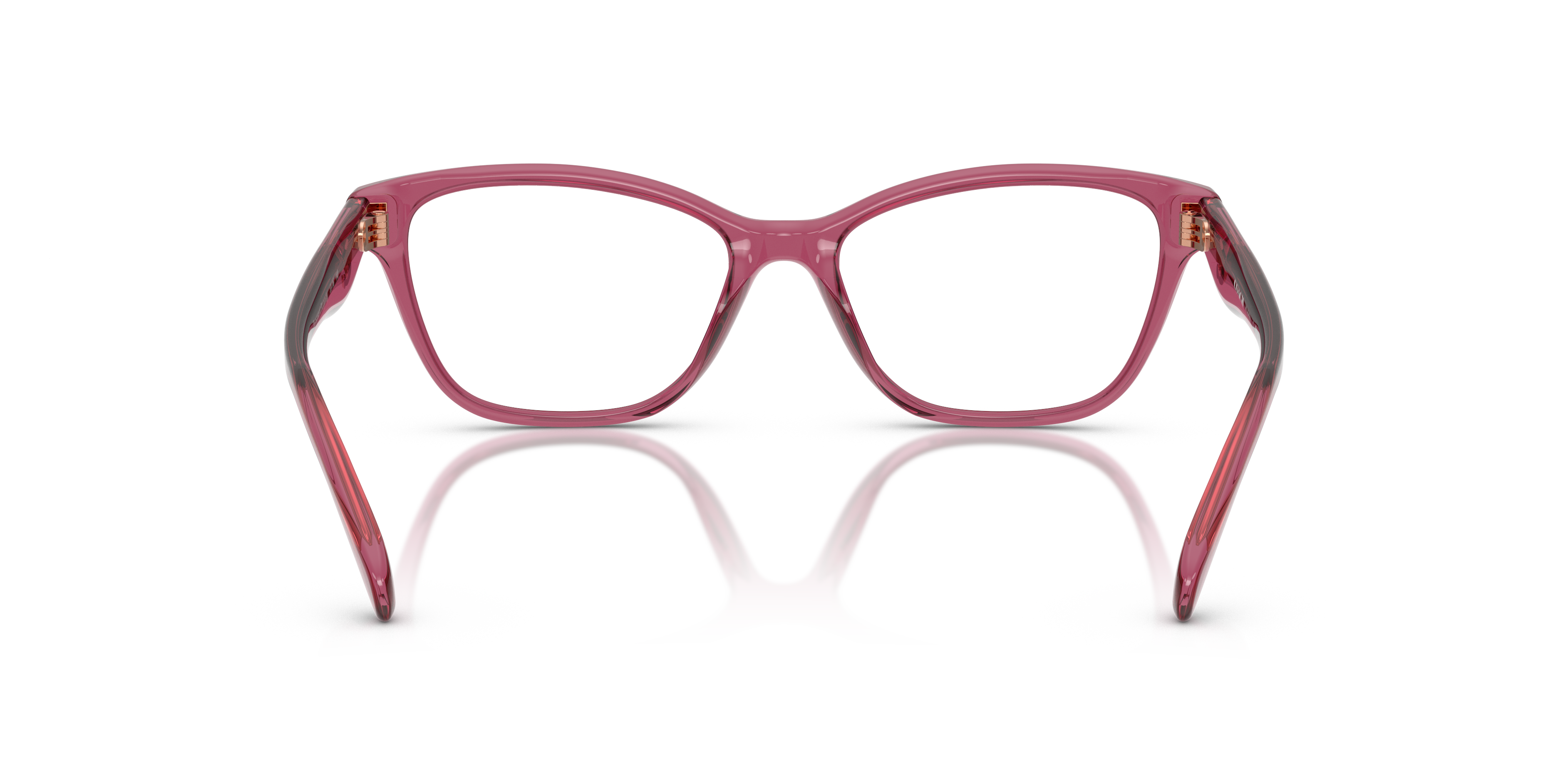 Coach HC6243U Pillow Eyeglasses - Transparent Burgundy
