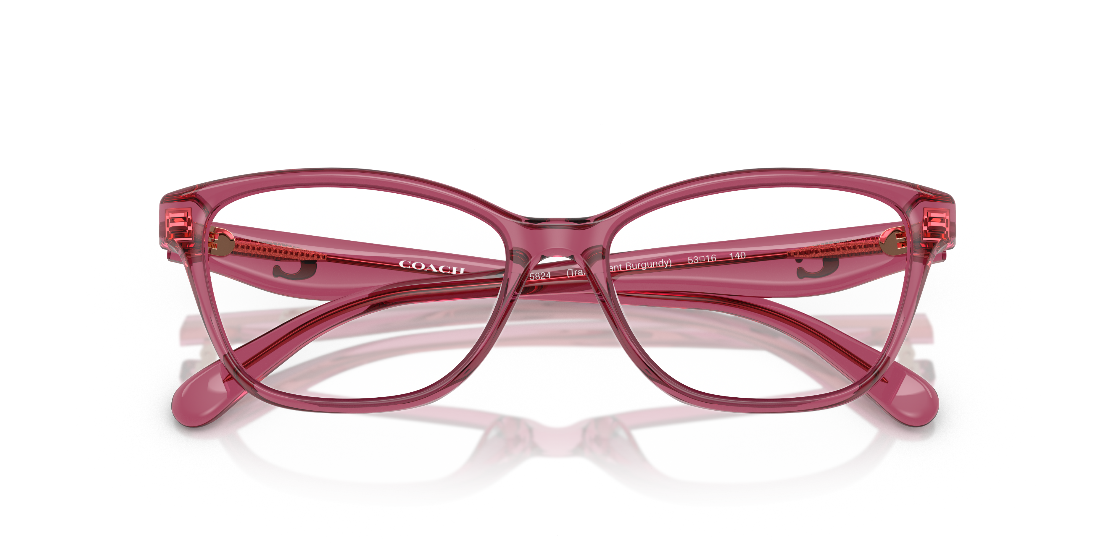 Coach HC6243U Pillow Eyeglasses - Transparent Dove
