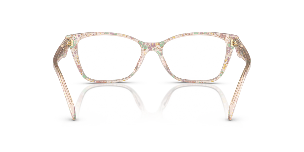 Coach HC6248U Cat Eye Eyeglasses - Milky Violet Floral Field