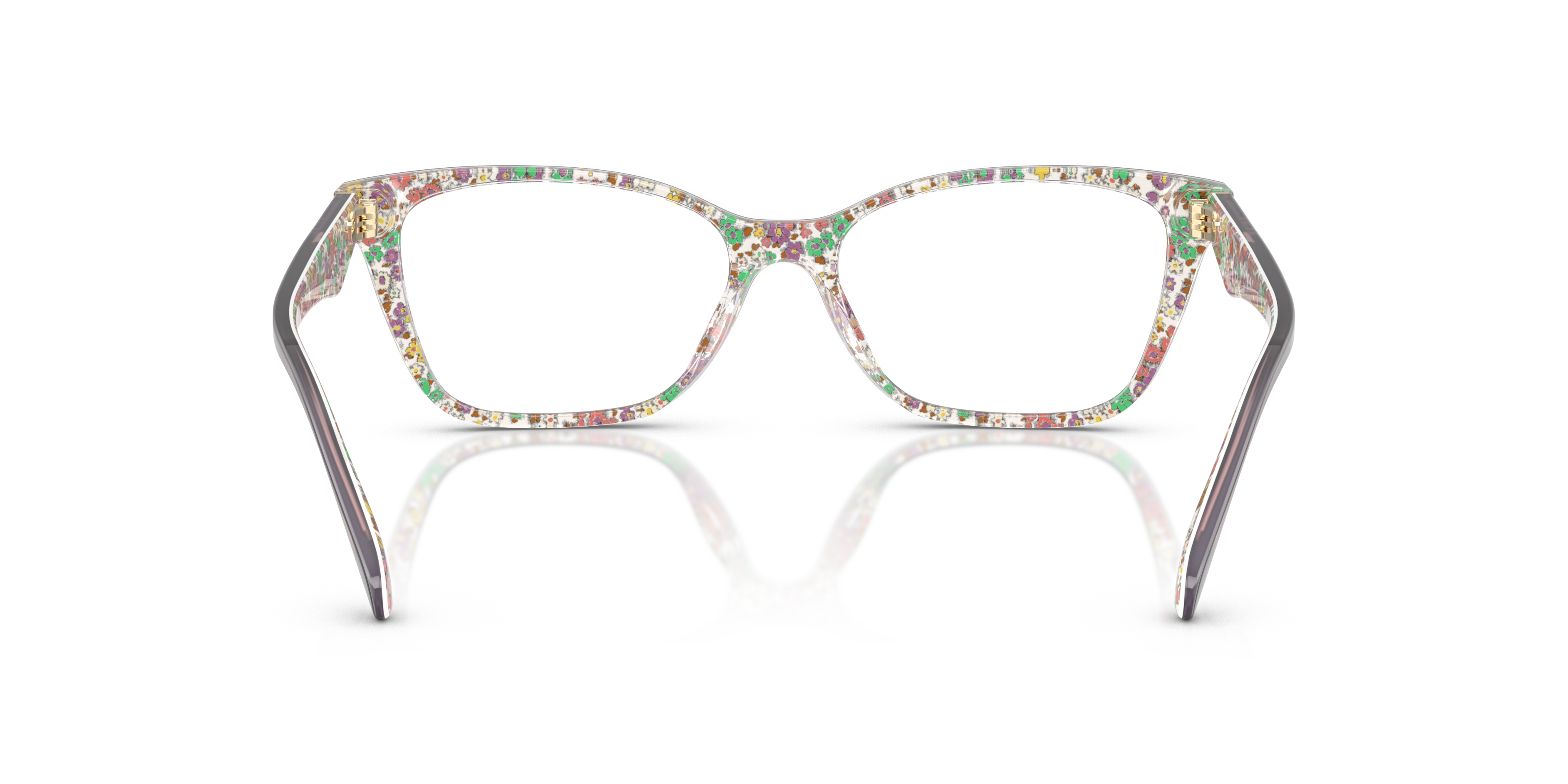 Coach HC6248U Cat Eye Eyeglasses - Transparent Floral Field