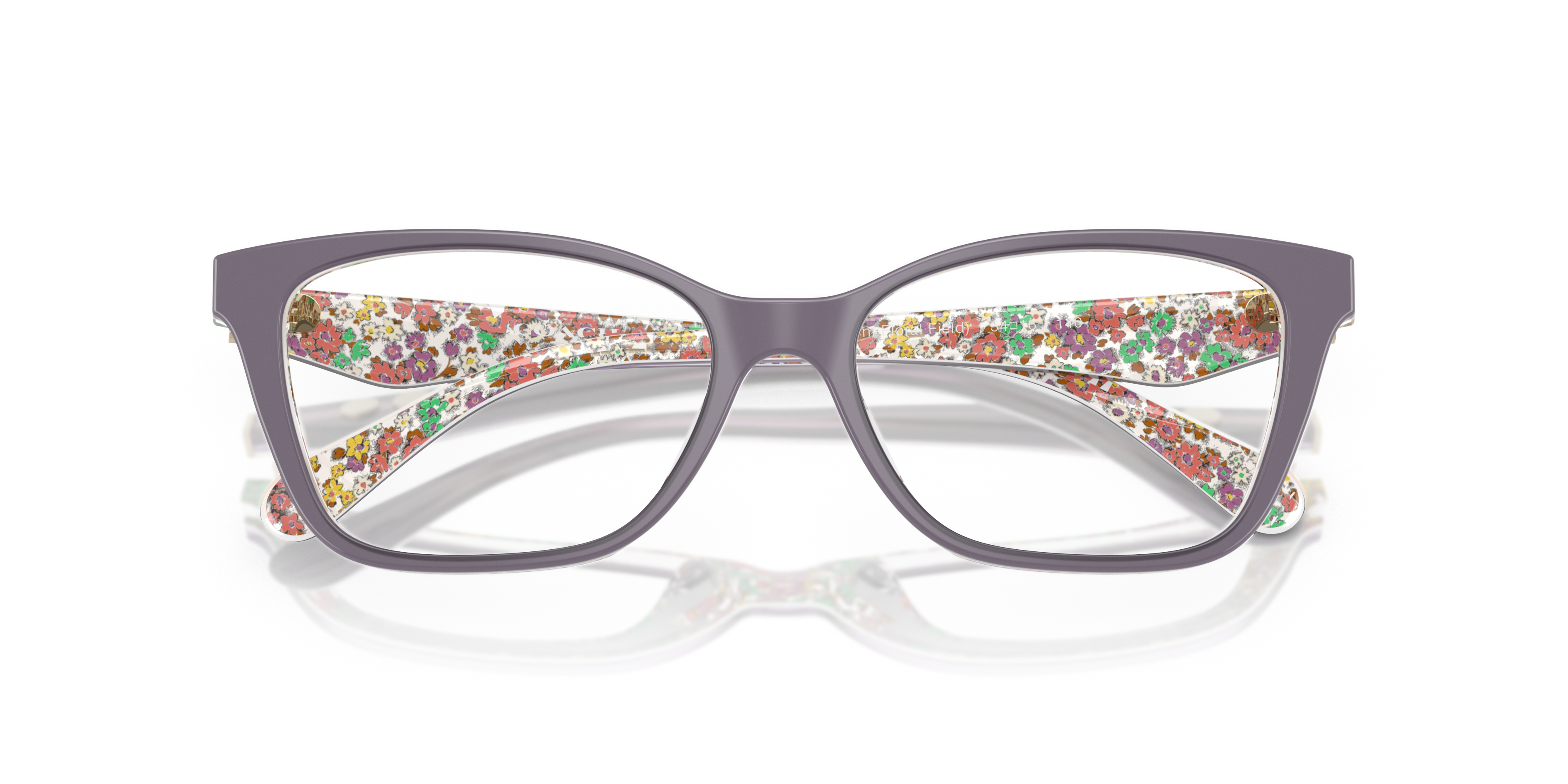 Coach HC6248U Cat Eye Eyeglasses - Milky Violet Floral Field