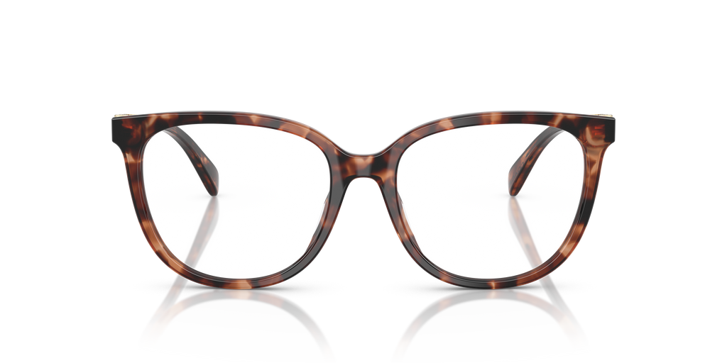Coach HC6260U Square Eyeglasses - Peach Tortoise
