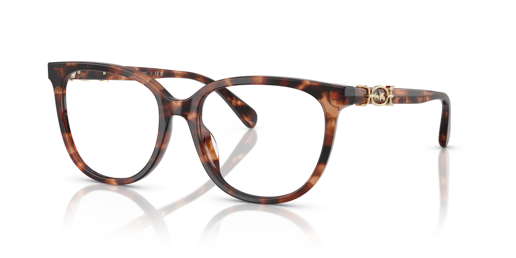 Coach HC6260U Square Eyeglasses - Peach Tortoise