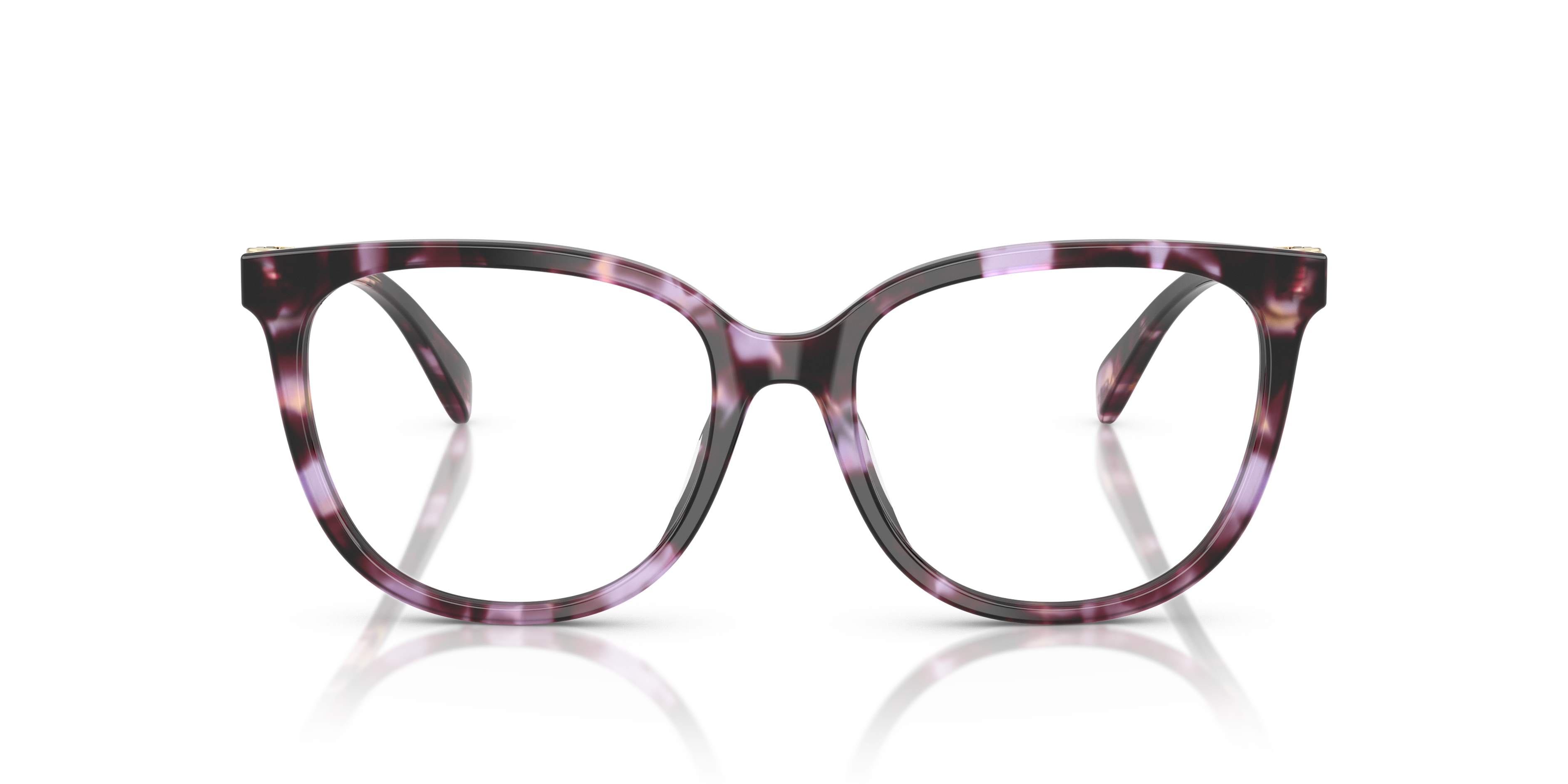 Coach HC6260U Square Eyeglasses - Purple Tortoise